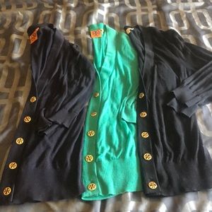 Set of 3 Tory Burch sheer cardigans